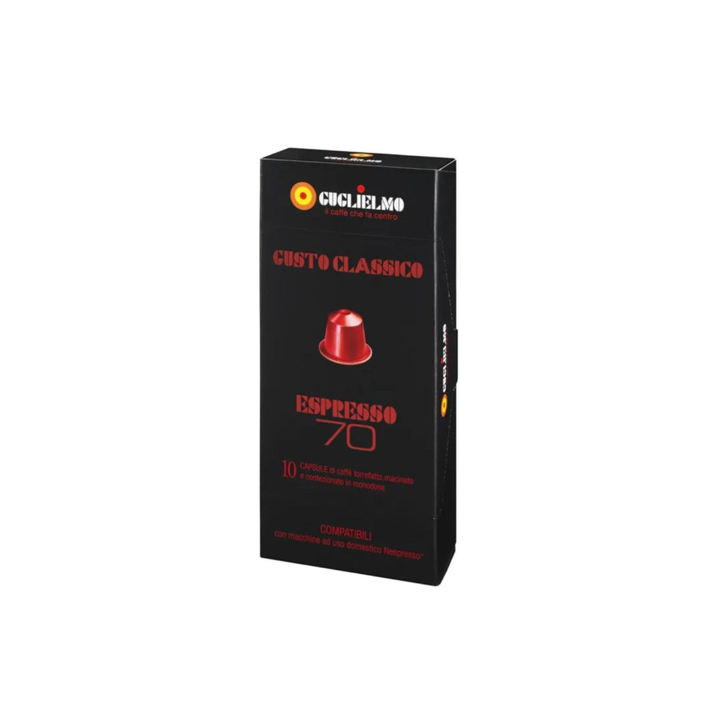 Capsule compatibili Nespresso, Guglielmo Gusto Classico Rosso - Gusto Calabro